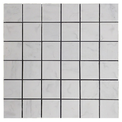 Carrara White 2"x2" Mosaic