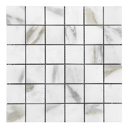 Calacatta Gold 2"x2" Mosaic