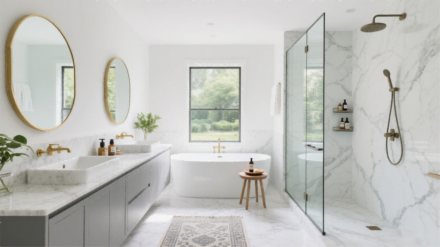 Dreaming of a luxury marble bathroom